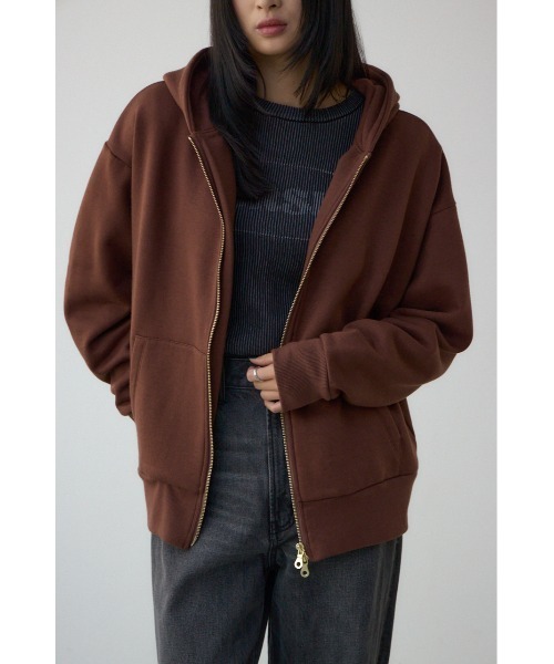 AZUL BY MOUSSY（アズールバイマウジー） パーカー 裏起毛Wジップ
