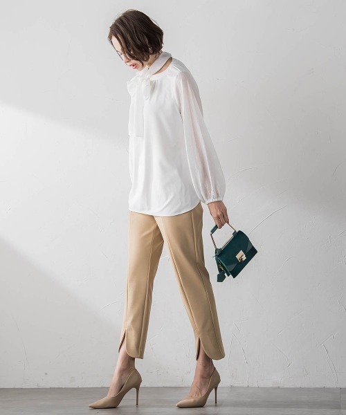 「Viaggio Blu」 長袖カットソー S ネイビー レディース_画像3