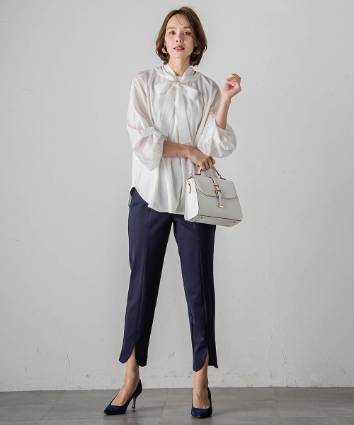 「Viaggio Blu」 長袖カットソー S ネイビー レディース_画像8