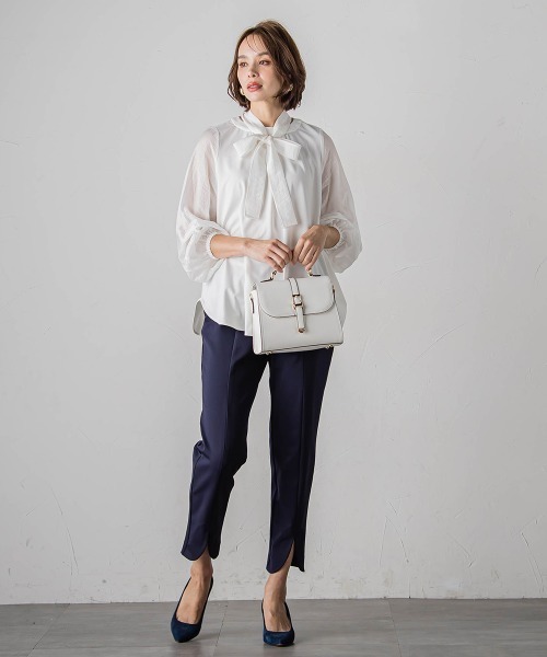 「Viaggio Blu」 長袖カットソー S ネイビー レディース_画像9