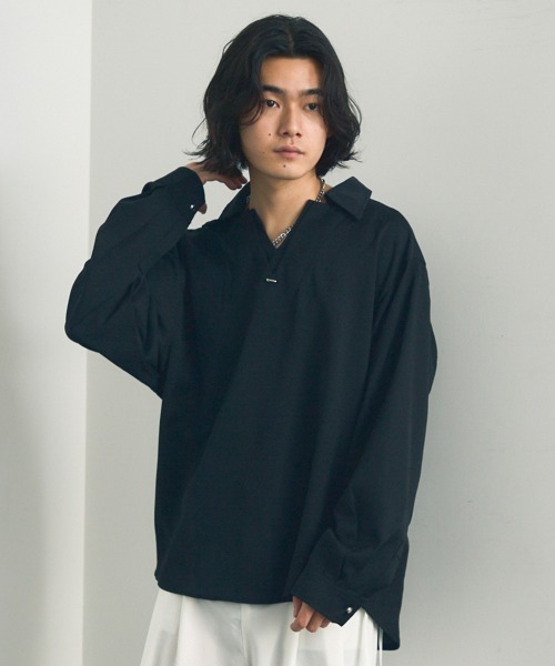 「Shoowtime」 長袖シャツ X-LARGE ホワイト メンズ_画像4