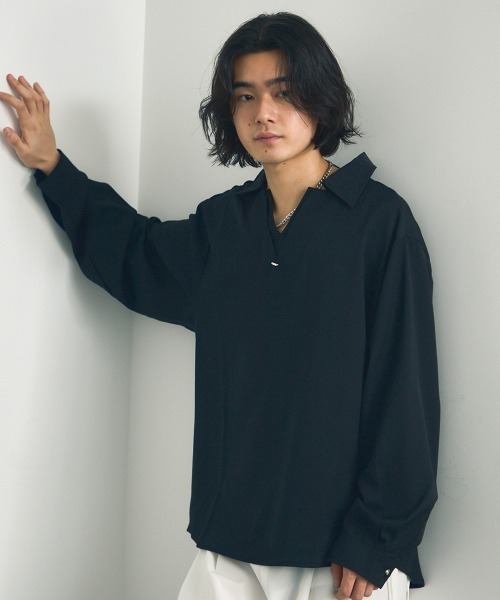 「Shoowtime」 長袖シャツ X-LARGE ホワイト メンズ_画像7