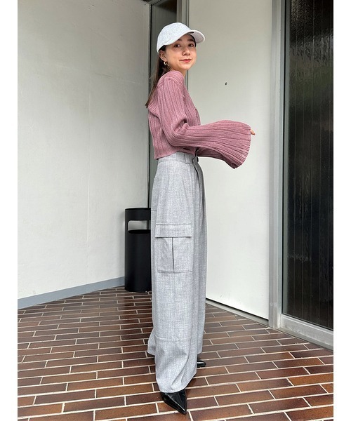 「SNIDEL」 カーゴパンツ 0 ベージュ レディース