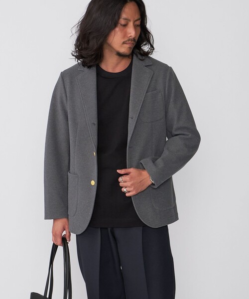 SHIPS（シップス） テーラードジャケット X-LARGE ダークグレー メンズ