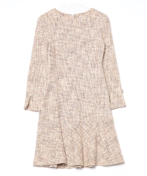 M'S GRACY（エムズグレイシー） 長袖ワンピース 38 ベージュ