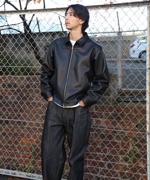 FIDELITY（フィデリティ） 革ジャン ライダース LAMB LEATHER ZIP