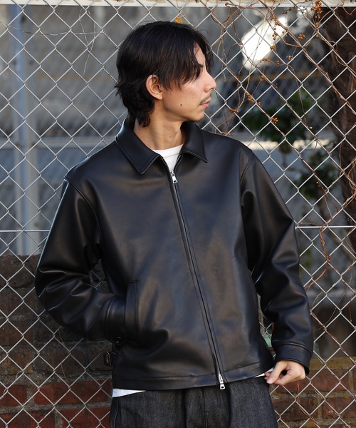 FIDELITY（フィデリティ） 革ジャン ライダース LAMB LEATHER ZIP