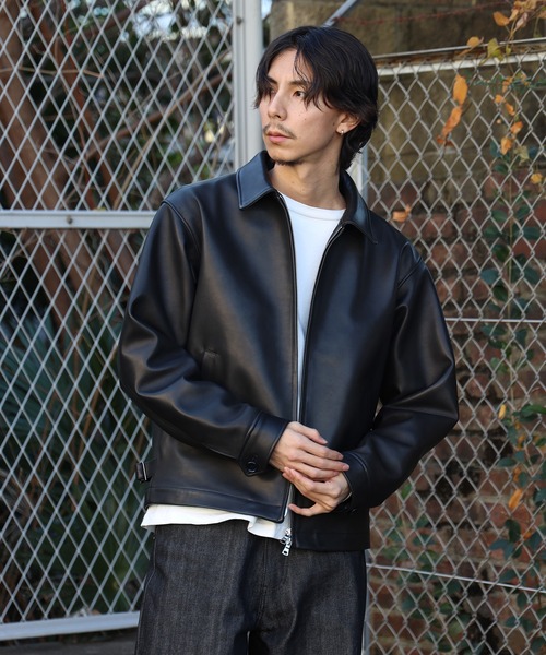 FIDELITY（フィデリティ） 革ジャン ライダース LAMB LEATHER ZIP