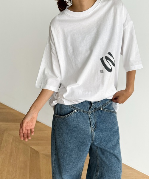 「CANAL JEAN」 「choicecnl」7分袖カットソー X-LARGE ホワイト レディース_画像2