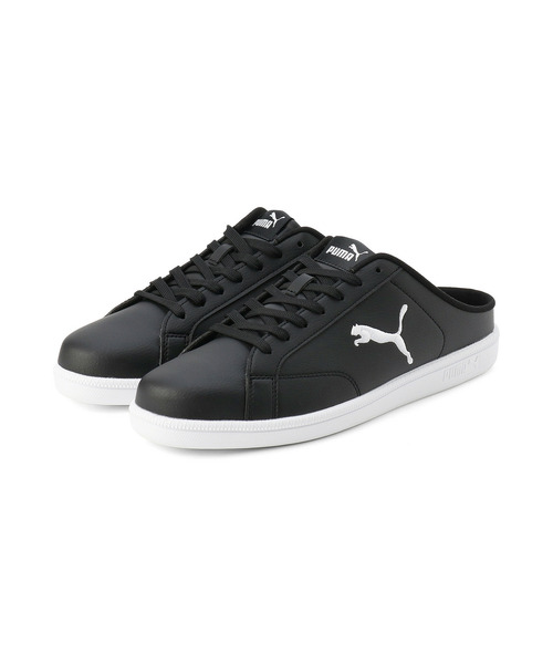 「PUMA」 サンダル 24.0cm ブラック×ホワイト メンズ_画像4