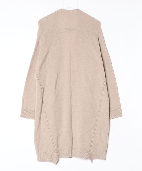 「ZUCCa」 ニットカーディガン M ベージュ レディース_画像2