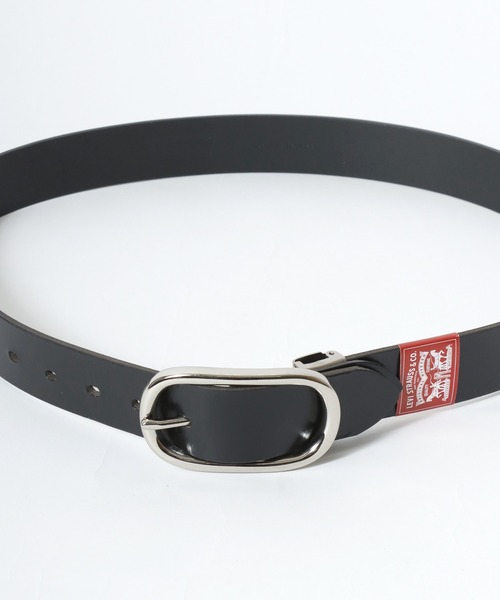 Levi's（リーバイス） ベルト 35mm 本革 オーバル型バックル レザー