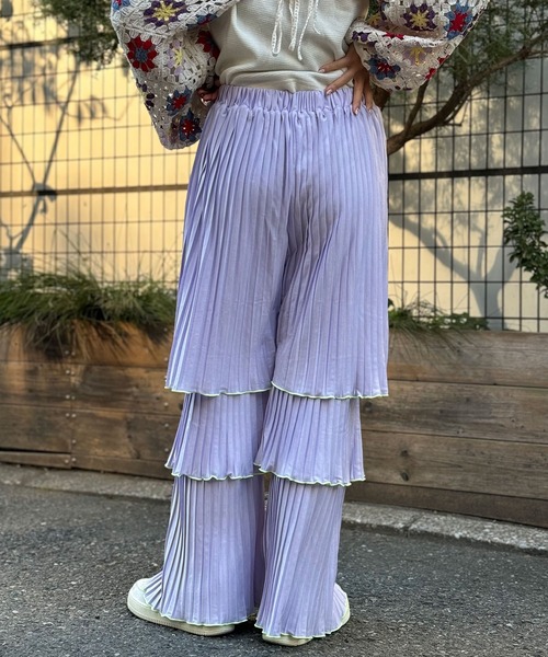 「HELLO.SANFRANCISCO」 イージーパンツ FREE ブラック レディース_画像5