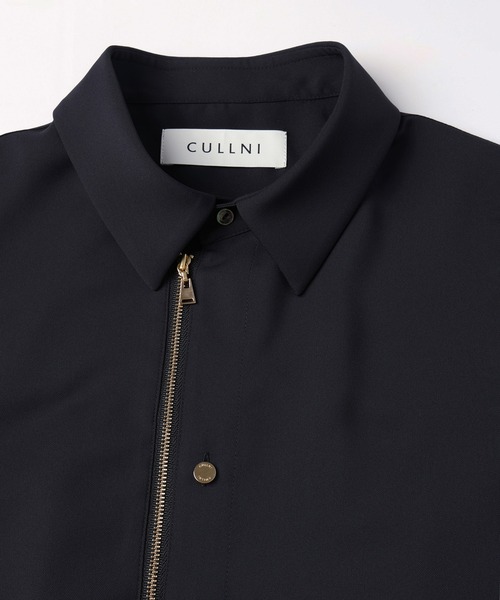 CULLNI（クルニ） シャツ Airy Cloth Short Sleeve Zip Up Shirt