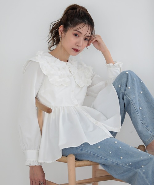 「MERAKI」 長袖チュニック M ブラック レディース_画像8