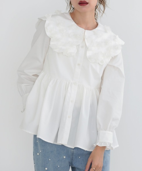 「MERAKI」 長袖チュニック M ブラック レディース_画像9