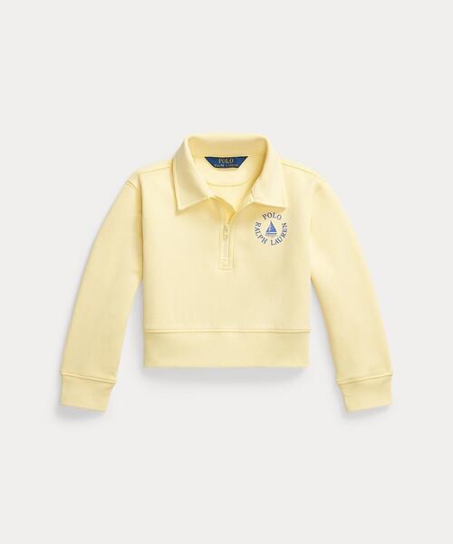 トレーナー ダブルニット カラード ボクシー スウェットシャツ キッズ 子供服 女の子