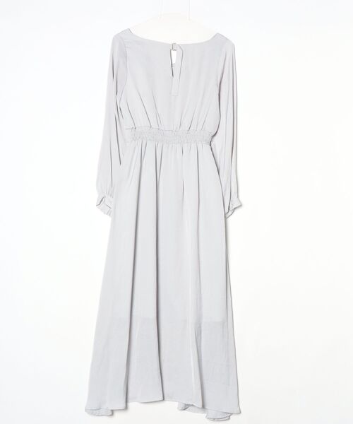 「natural couture」 長袖ワンピース FREE グレー レディース_画像2