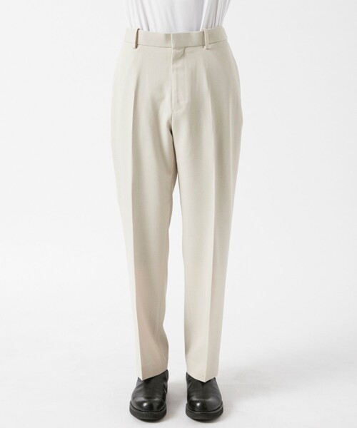 「markaware」 スラックス 1 ダークグリーン メンズ_画像2