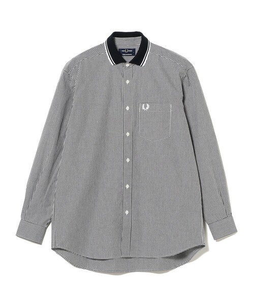 FRED PERRY フレッドペリー 23SS リブカラーシャツ FRED PERRY - FRED PERRY フレッドペリー 23SS リブカラーシャツの通販