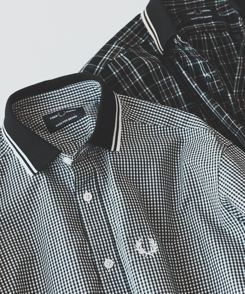 FRED PERRY リブカラーシャツ FRED PERRY（フレッドペリー） シャツ 「別注」FRED PERRY