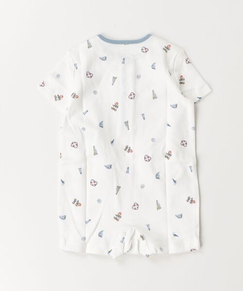 ベビー Polo ベア コットン ヘンリーネック ショートオールの画像