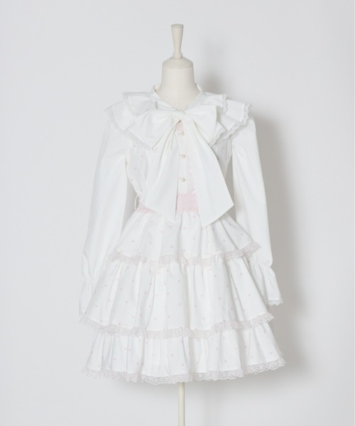 メルフィーメモリーSweet secret heart dot onepiece mellfy memory（メルフィーメモリー） ワンピース Sweet secret heart