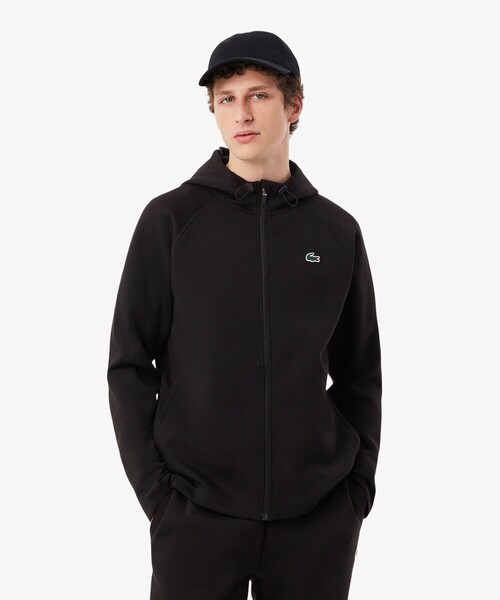 【美品★ラコステ】フルジップパーカー　Mサイズ LACOSTE（ラコステ） パーカー ダブルフェイススウェットジップ