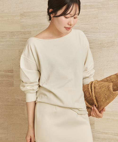 plage（プラージュ） トレーナー スウェット Garment dye mini 裏毛