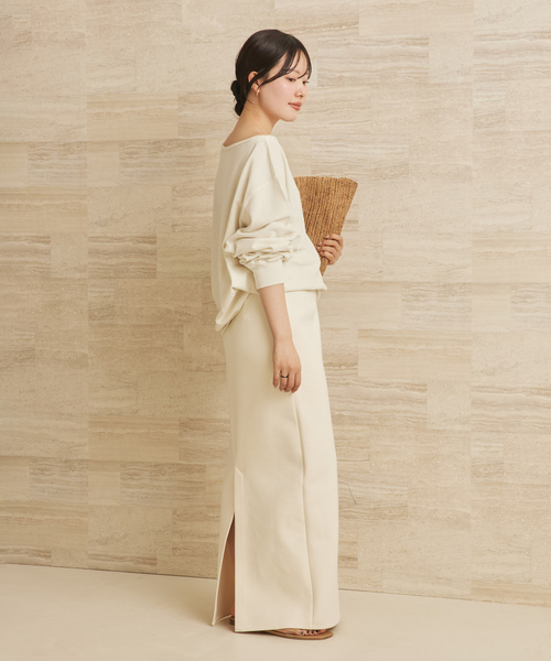 プラージュ　Garment dye mini 裏毛 plage（プラージュ） トレーナー スウェット Garment dye mini 裏毛