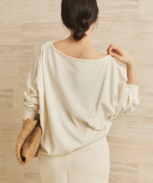 プラージュ　Garment dye mini 裏毛 plage（プラージュ） トレーナー スウェット Garment dye mini 裏毛