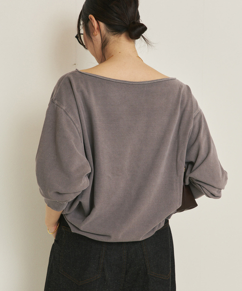 plage（プラージュ） トレーナー スウェット Garment dye mini 裏毛