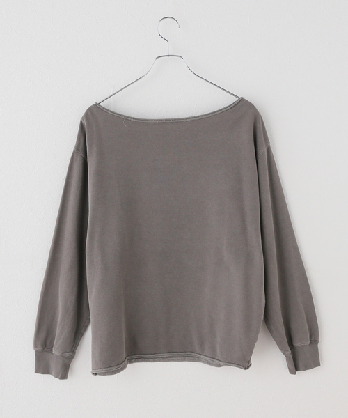 プラージュ　Garment dye mini 裏毛 plage（プラージュ） トレーナー スウェット Garment dye mini 裏毛