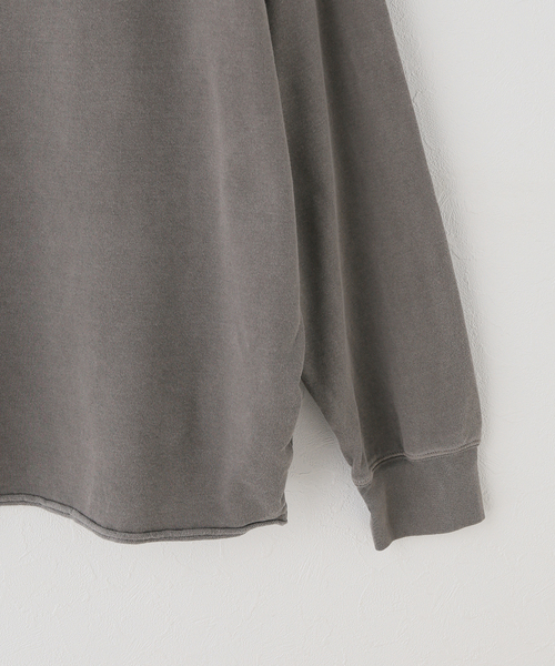 トレーナー スウェット Garment dye mini 裏毛 レディース