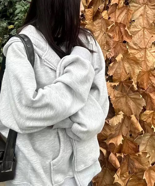 「SEN TOKYO」 ジップアップパーカー M グレー レディース_画像8