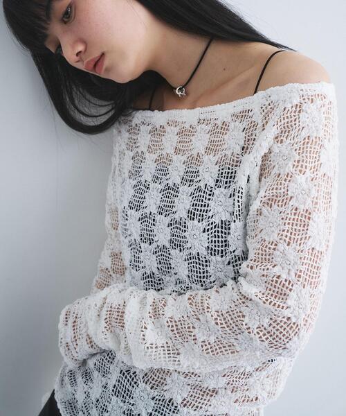 CODE A tシャツ floral lace tops レディース : ZOZOTOWN Yahoo!店