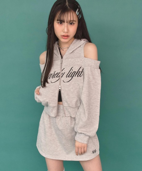 専用！ANAPGIRL セトア ANAP GiRL（アナップガール） セットアップ 肩あき ダブル ジップ