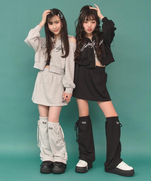 ANAP GiRL（アナップガール） セットアップ 肩あき ダブル ジップ