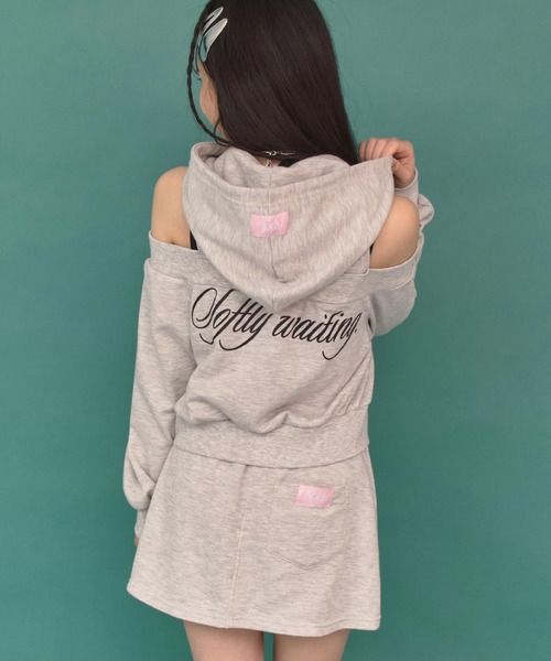 ANAP GiRL（アナップガール） セットアップ 肩あき ダブル ジップ