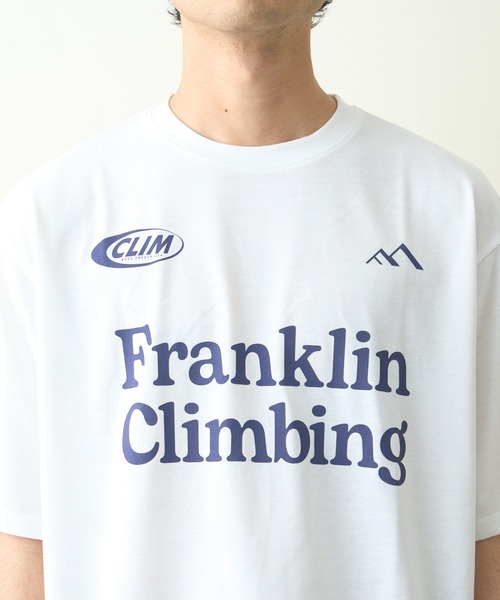 「Franklin Climbing」 半袖Tシャツ MEDIUM チャコールグレー メンズ_画像8