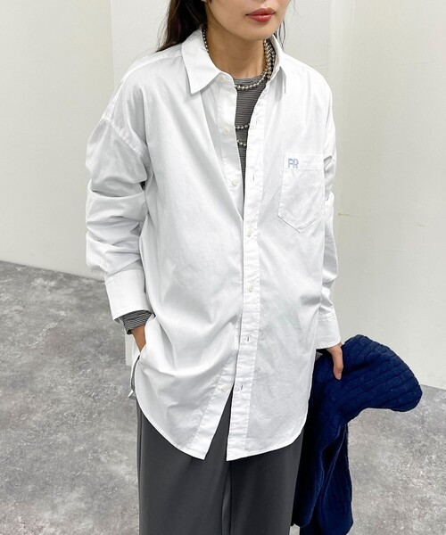 「fredy emue」 長袖シャツ 38 グレー レディース_画像8