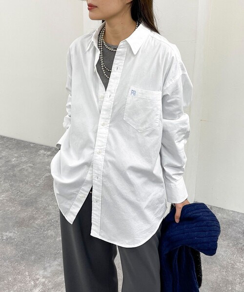 「fredy emue」 長袖シャツ 38 グレー レディース_画像9