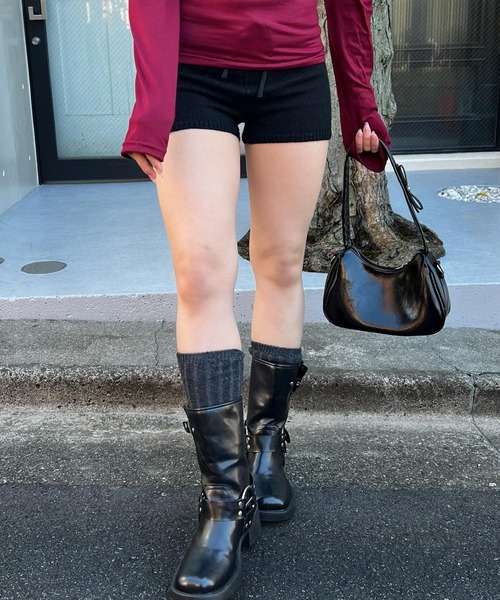 「MEMECLE」 ショートパンツ S アイボリー レディース_画像7