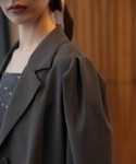 コート アウター 「オフィスライン」袖ギャザー...の詳細画像4
