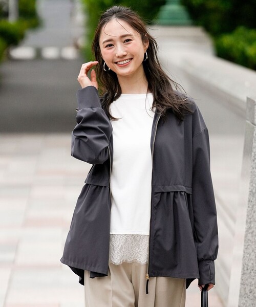 パーカー ラッシュガード ジップアップフーディー レディースの画像