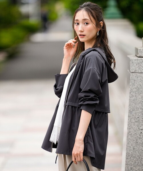 パーカー ラッシュガード ジップアップフーディー レディースの画像