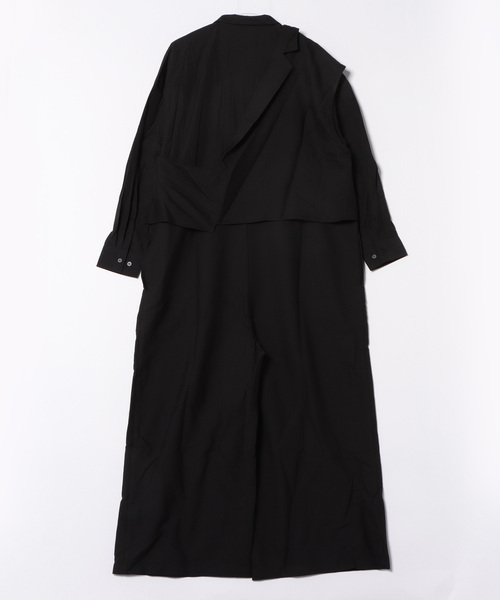 「antiqua」 オールインワン ONESIZE ブラック レディースの画像