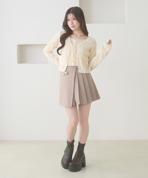Ambre Neige（アンブルネージュ） カーディガン openwork knitting