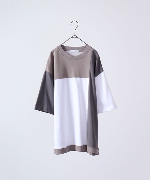 「URBAN SQUARE」 半袖Tシャツ LL ホワイト系その他 メンズ_画像7