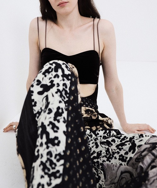 Ameri（アメリ） ワイドパンツ パンツ MEDI VARIOUS PATTERN TUCK